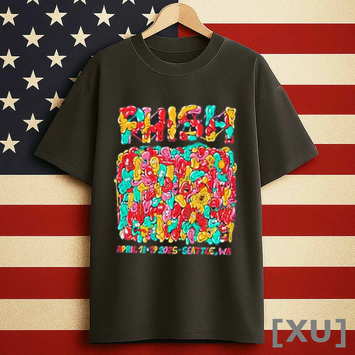 Phish Seattle Wa 2025 On April 18th 19th Spring Tour Shirts