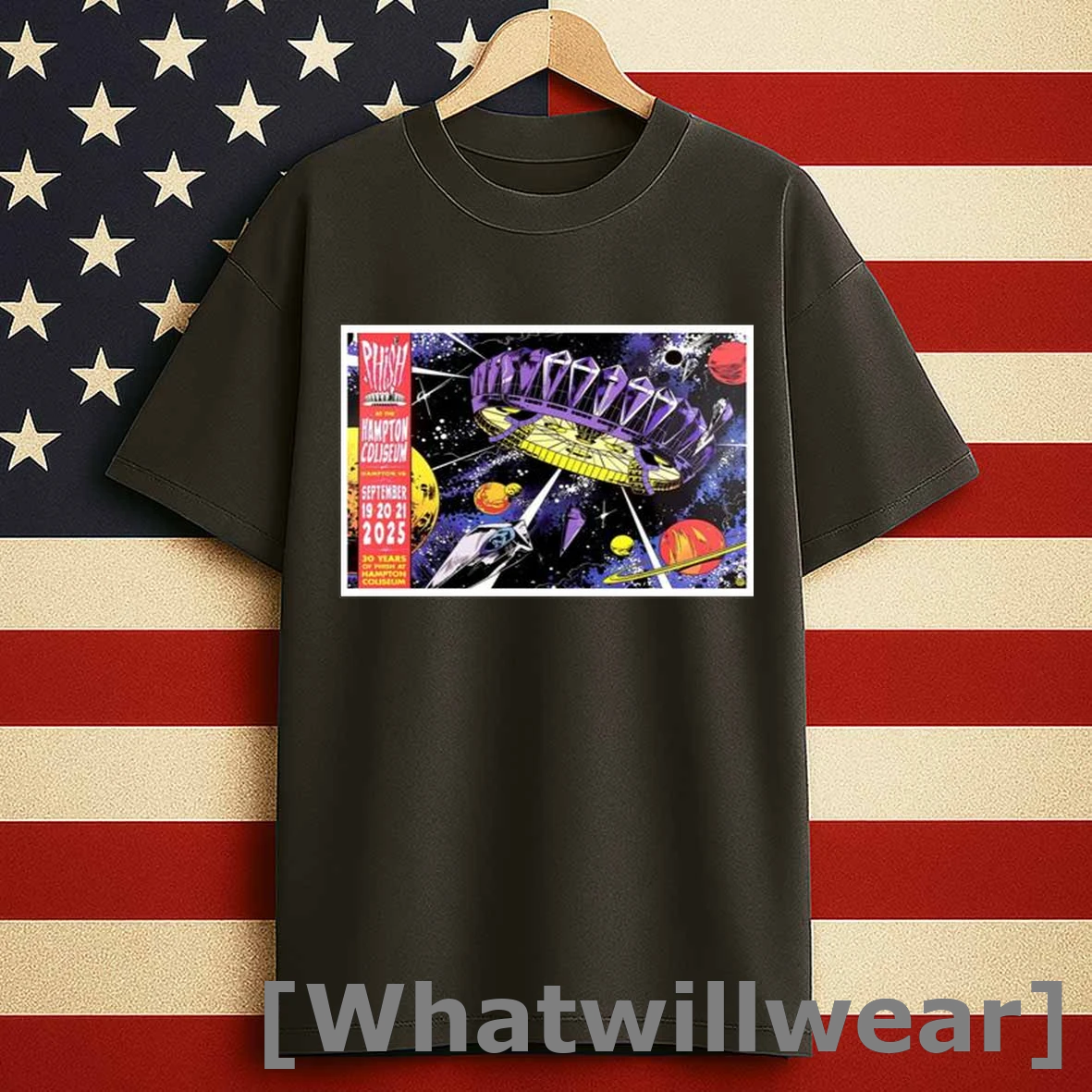 Phish Sept 19 20 21 2025 Hampton Men Shirts