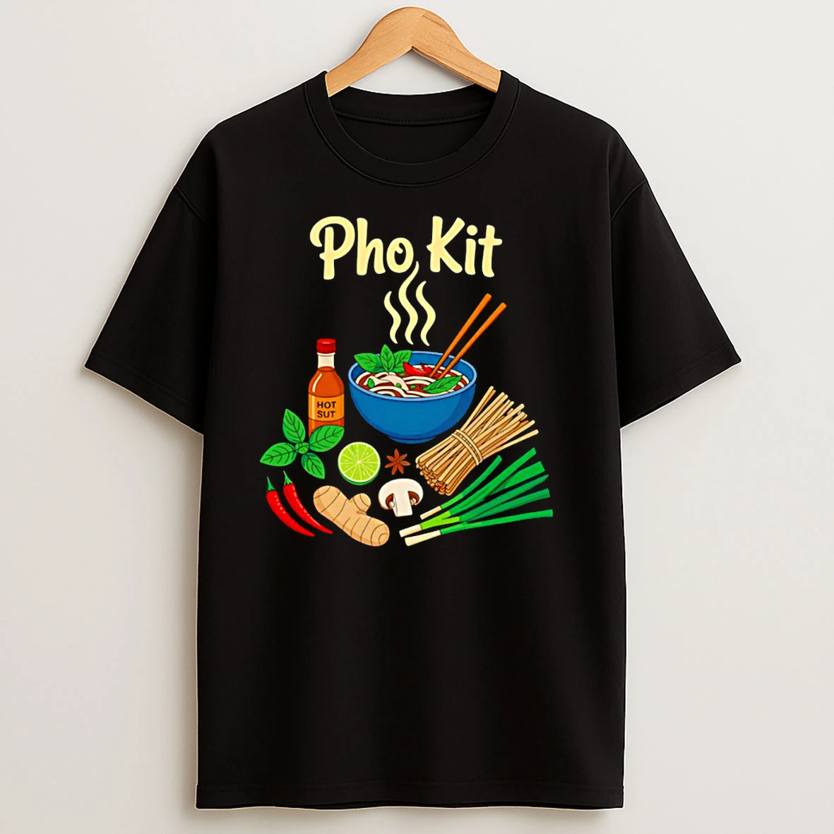 Pho Kit Vietnamese Pho Noodles Bowl Food Classic Shirts