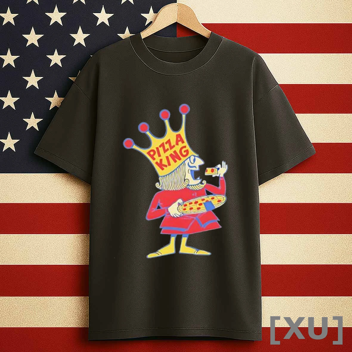 Pizza King Crewneck Logo Shirts