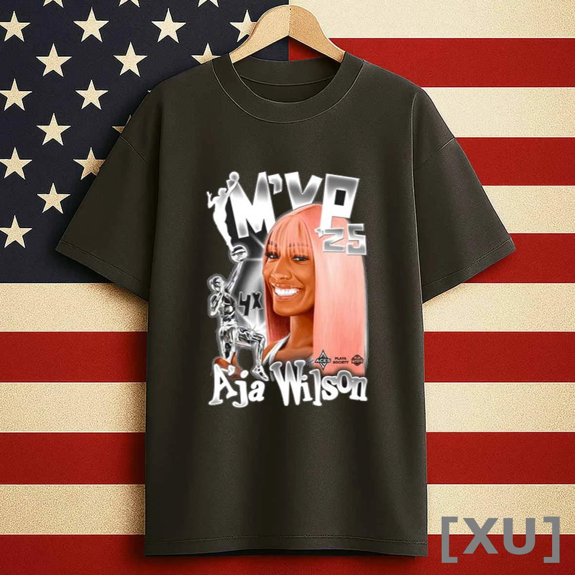 Playa Society 2025 Wnba Mvp Aja Men Shirts