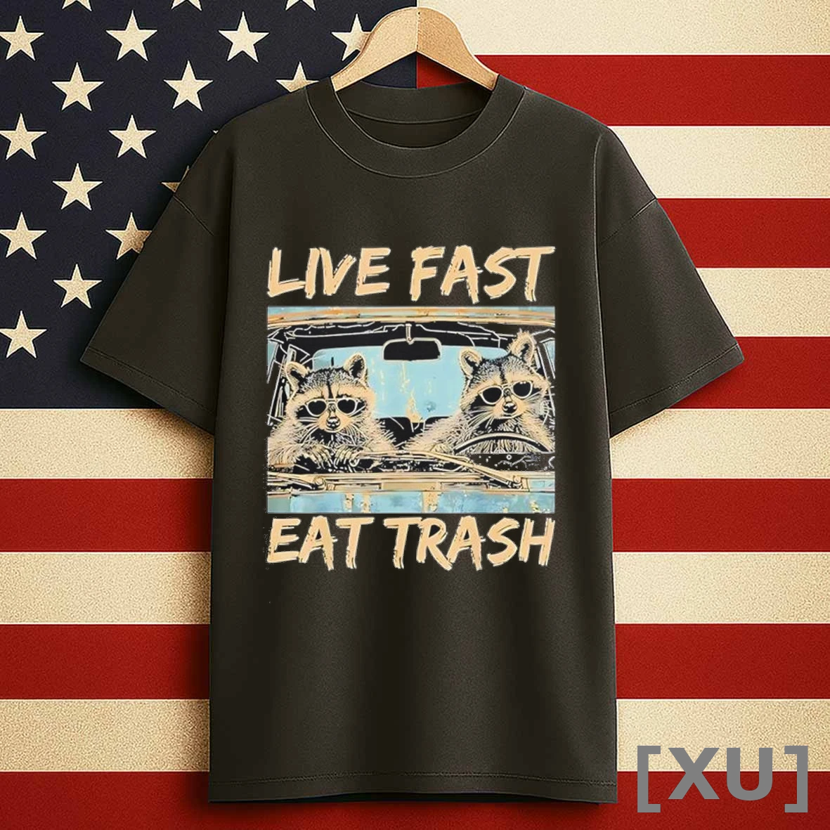 Raccoon Live Fast Eat Trash Shirts