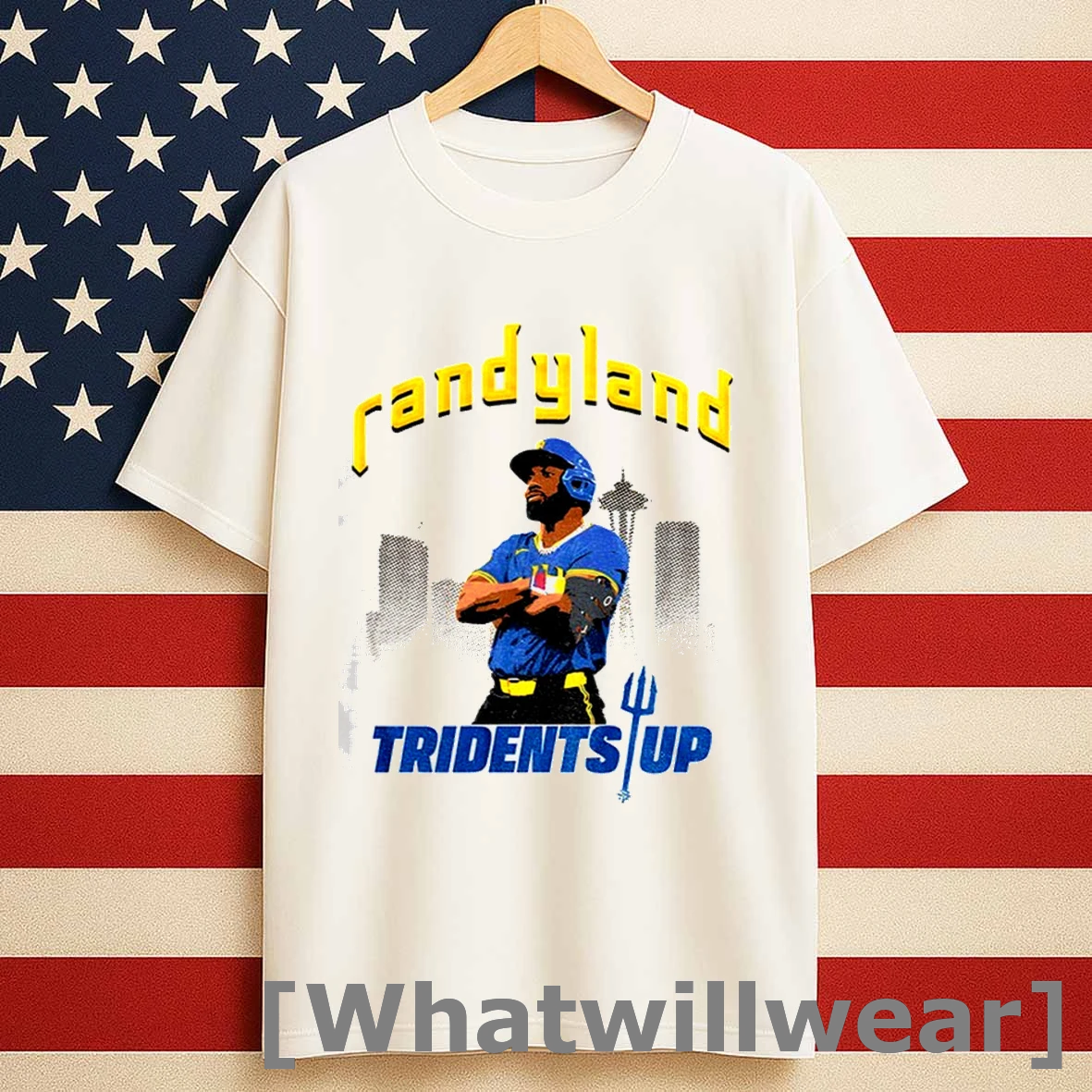 Randy Arozarena Seattle Mariners Baseball Mlb Randyland Tridents Up Shirts