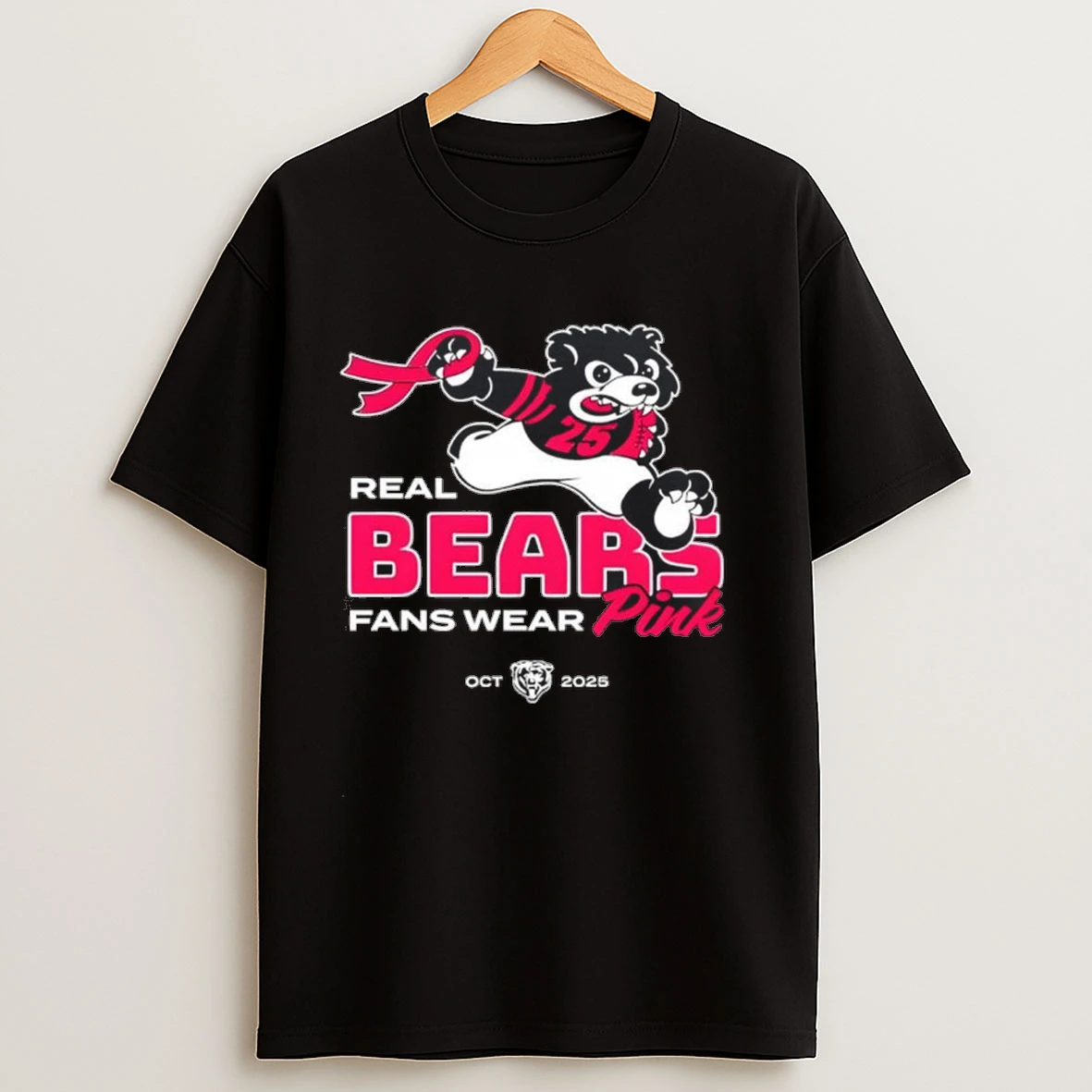 Real Bears Fans Wear Pink 2025 Shirts