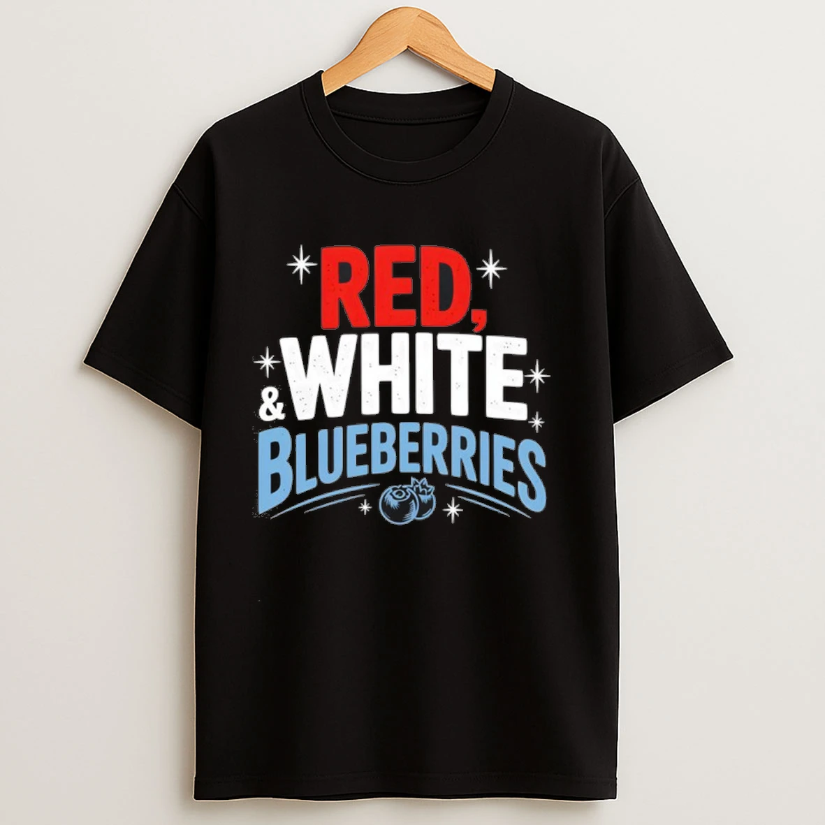 Red White And Blueberries 4th Of July America Political Shirts