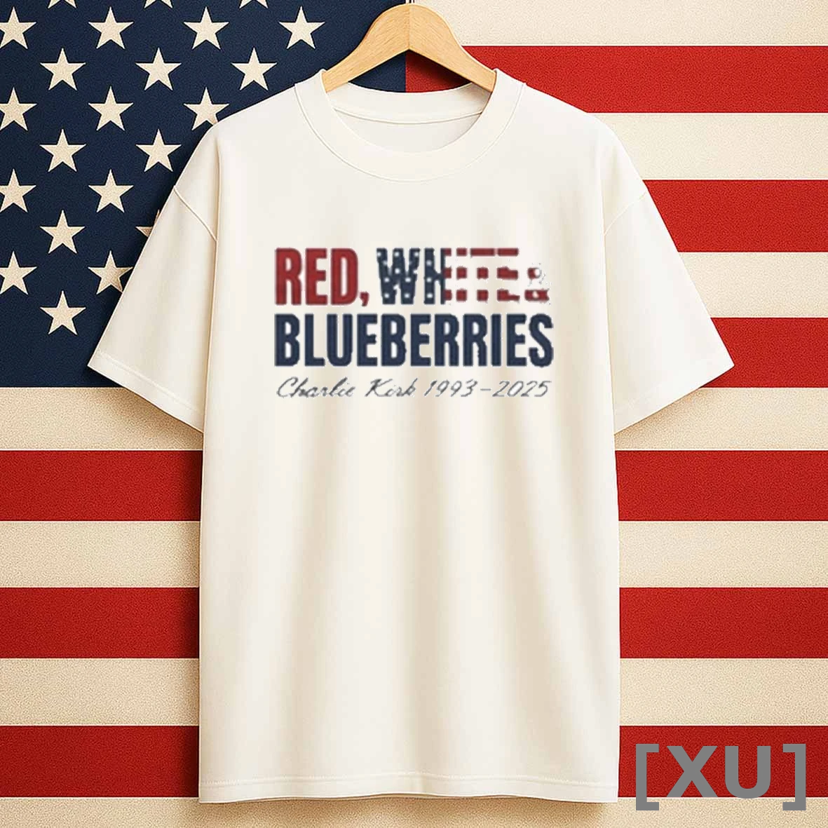 Red White And Blueberries Tribute To Charlie Kirk 1993 2025 Shirts