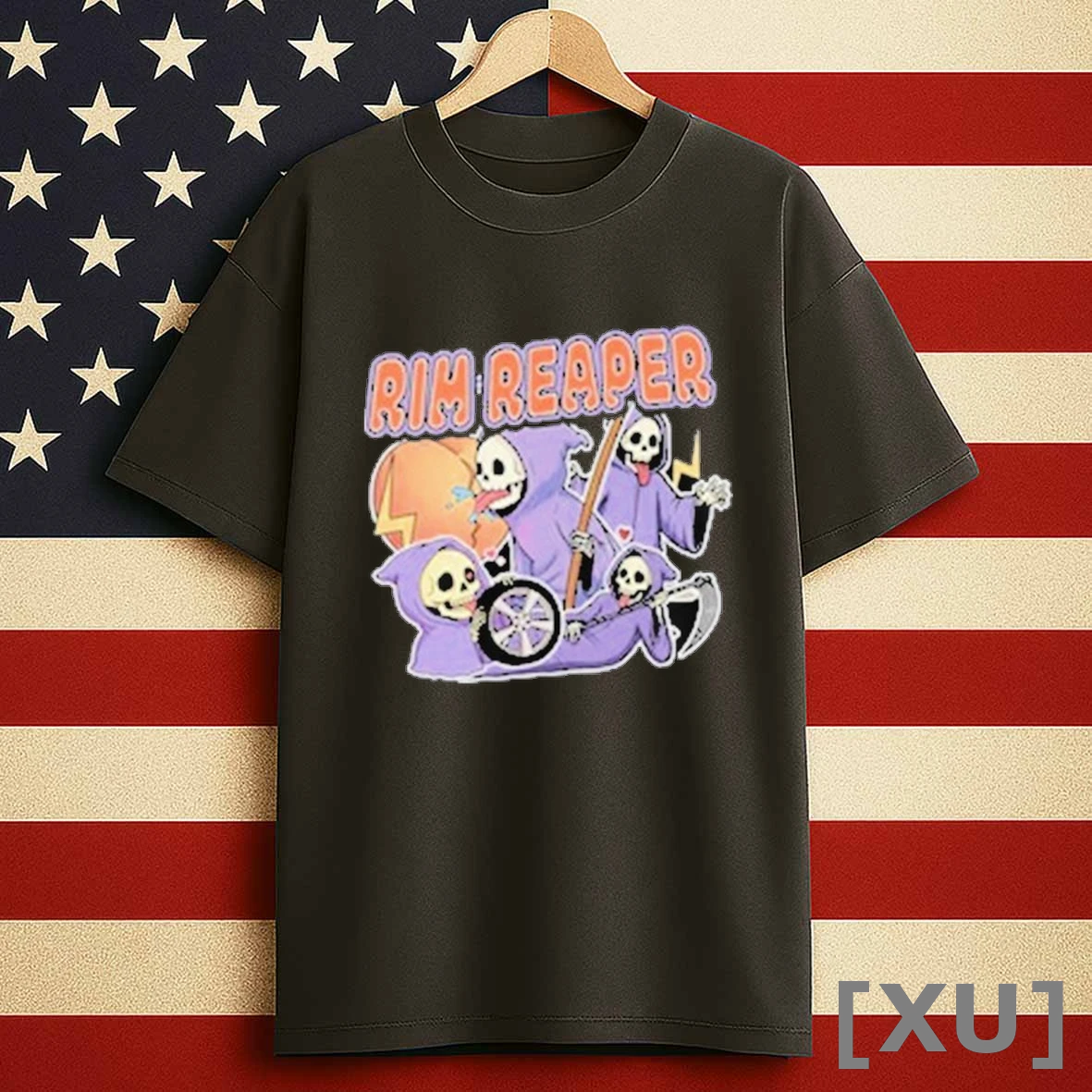 Rim Reaper Grim Reaper Peach Shirts
