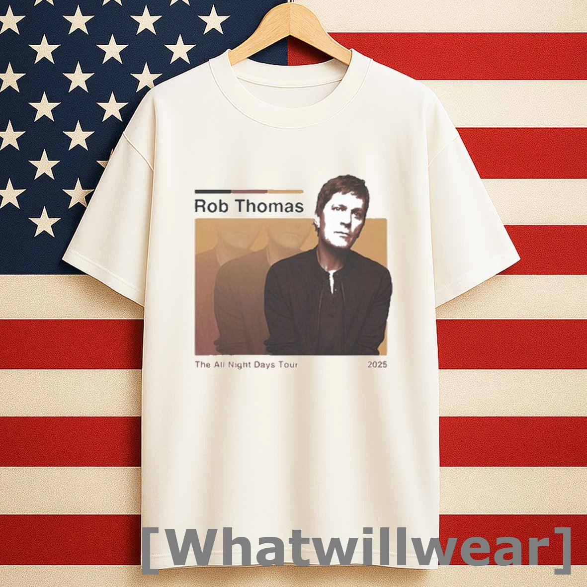 Rob Thomas The All Night Days Tour 2025 Shirts