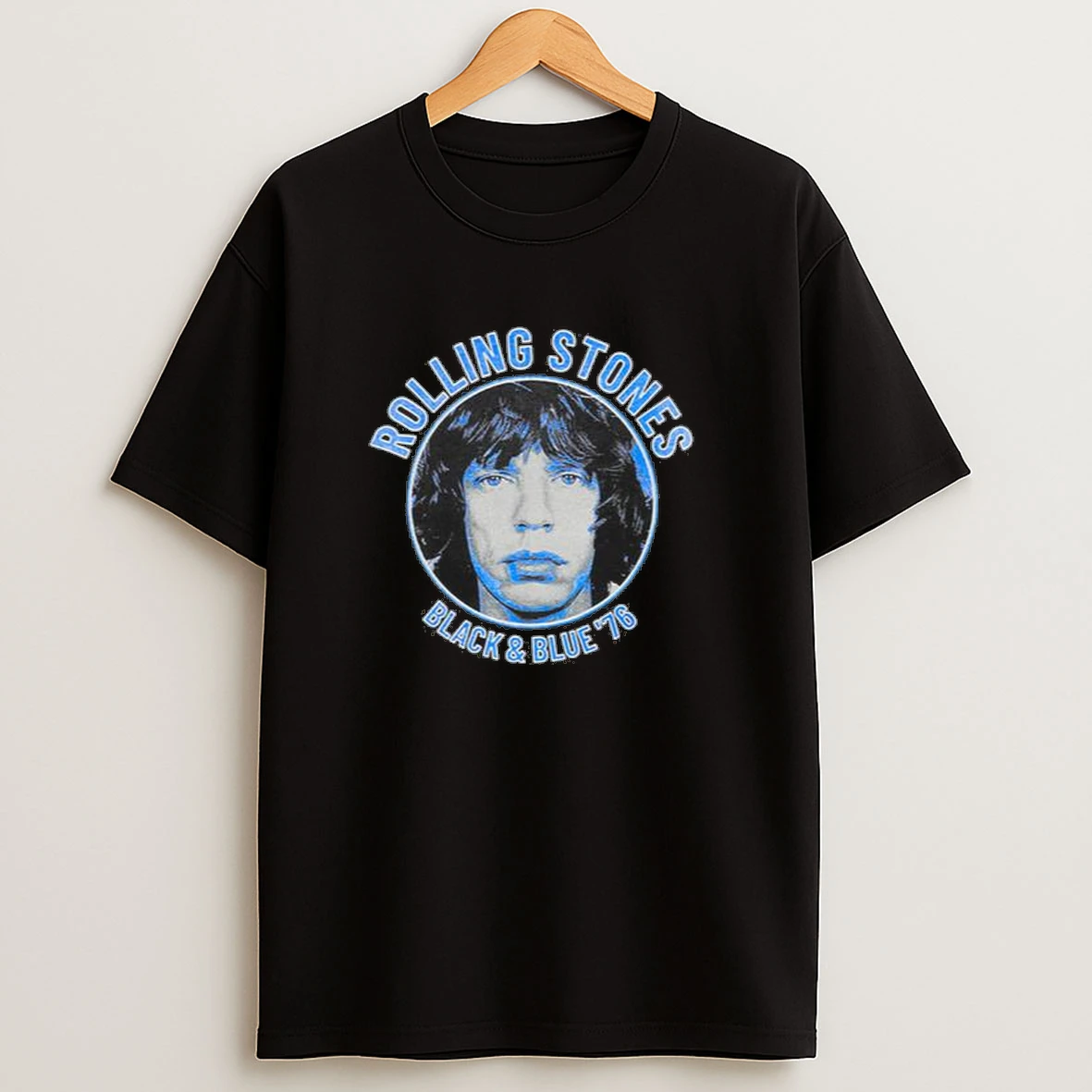 Rolling Stones Black And Blue 76 Men Shirts