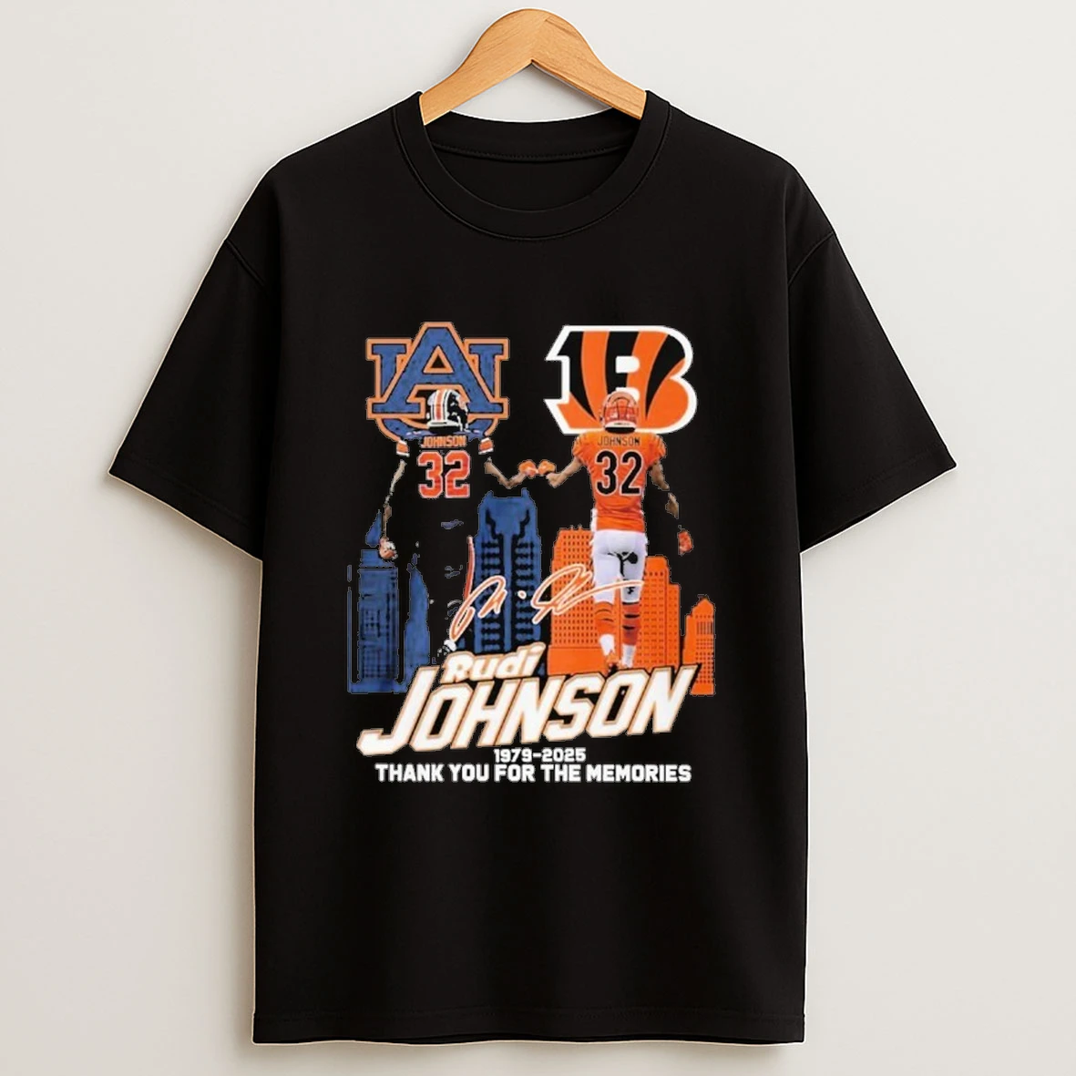 Rudi Johnson 1979 2025 Thank You For The Memories Shirts