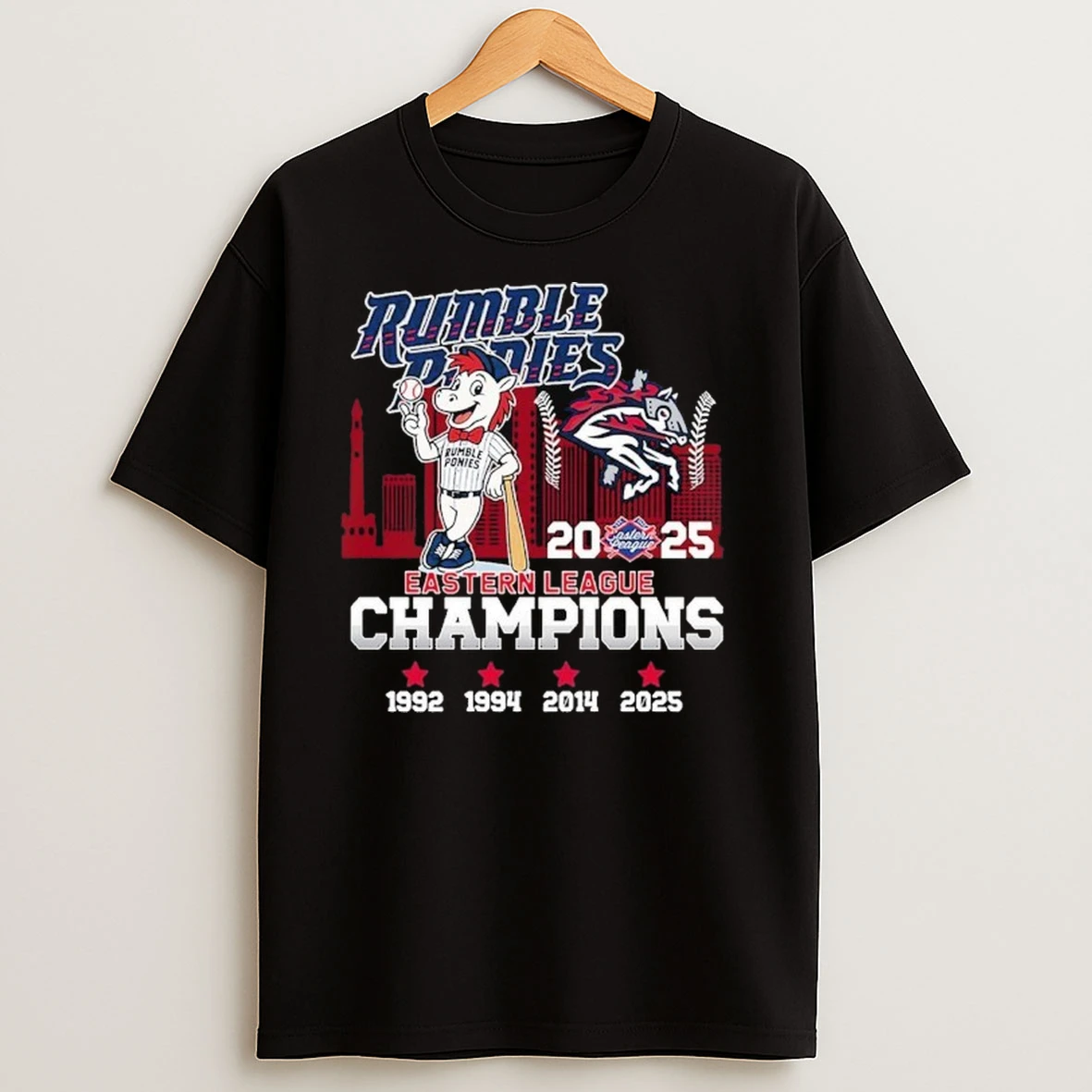 Rumble Ponies 2025 Eastern League Championship Shirts