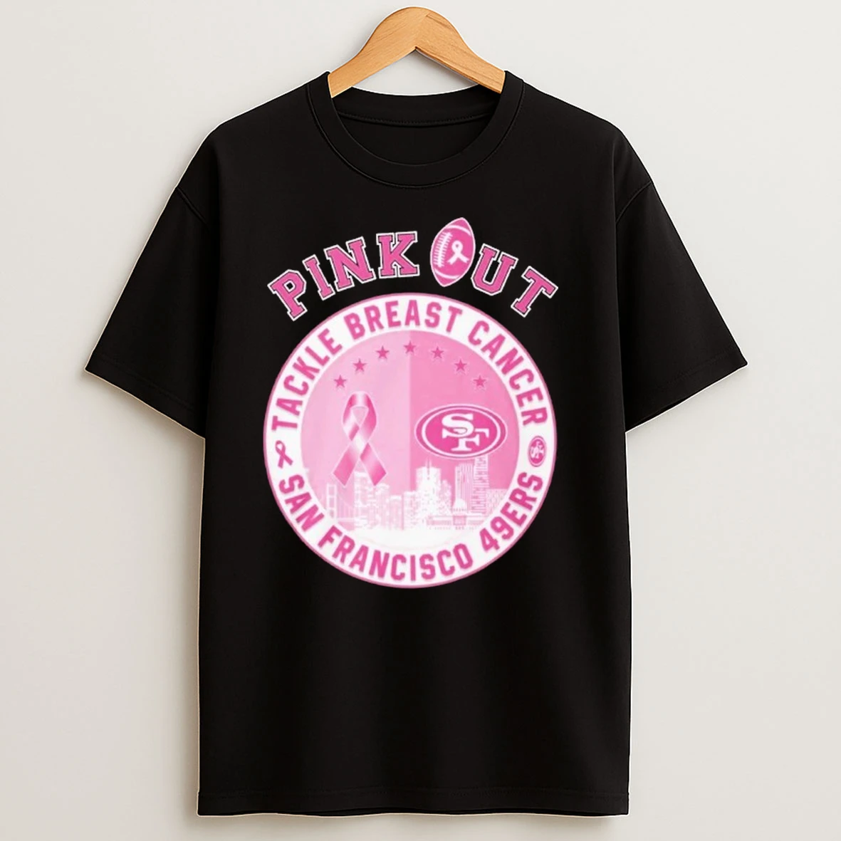 San Francisco 49ers Pink Out Breast Cancer Shirts
