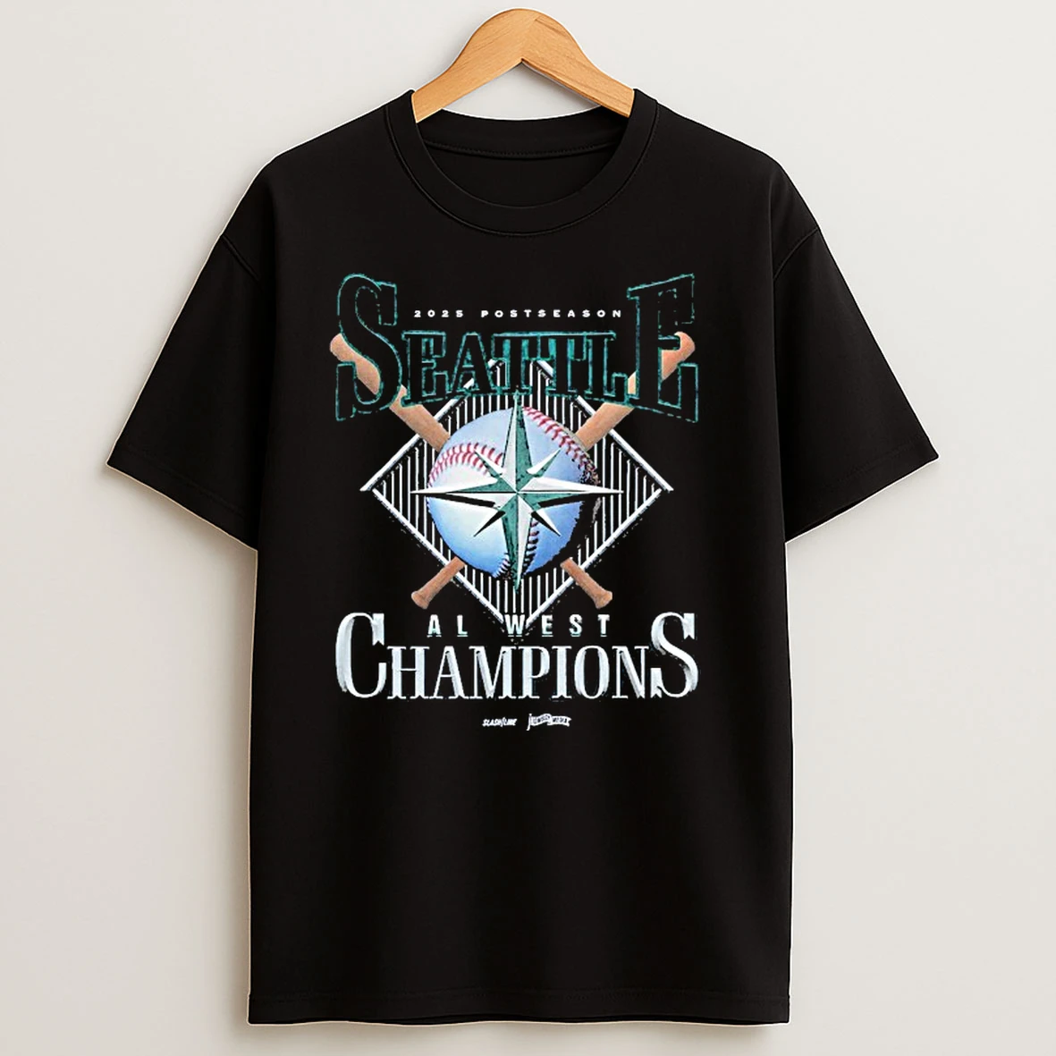 Seattle Mariners 2025 Postseason Al West Champions Shirts