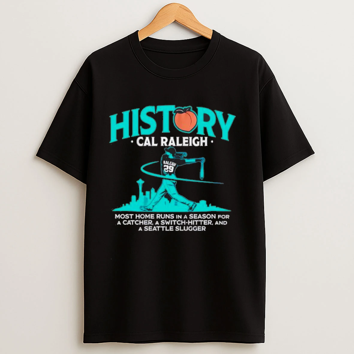 Seattle Mariners History Cal Raleigh Shirts