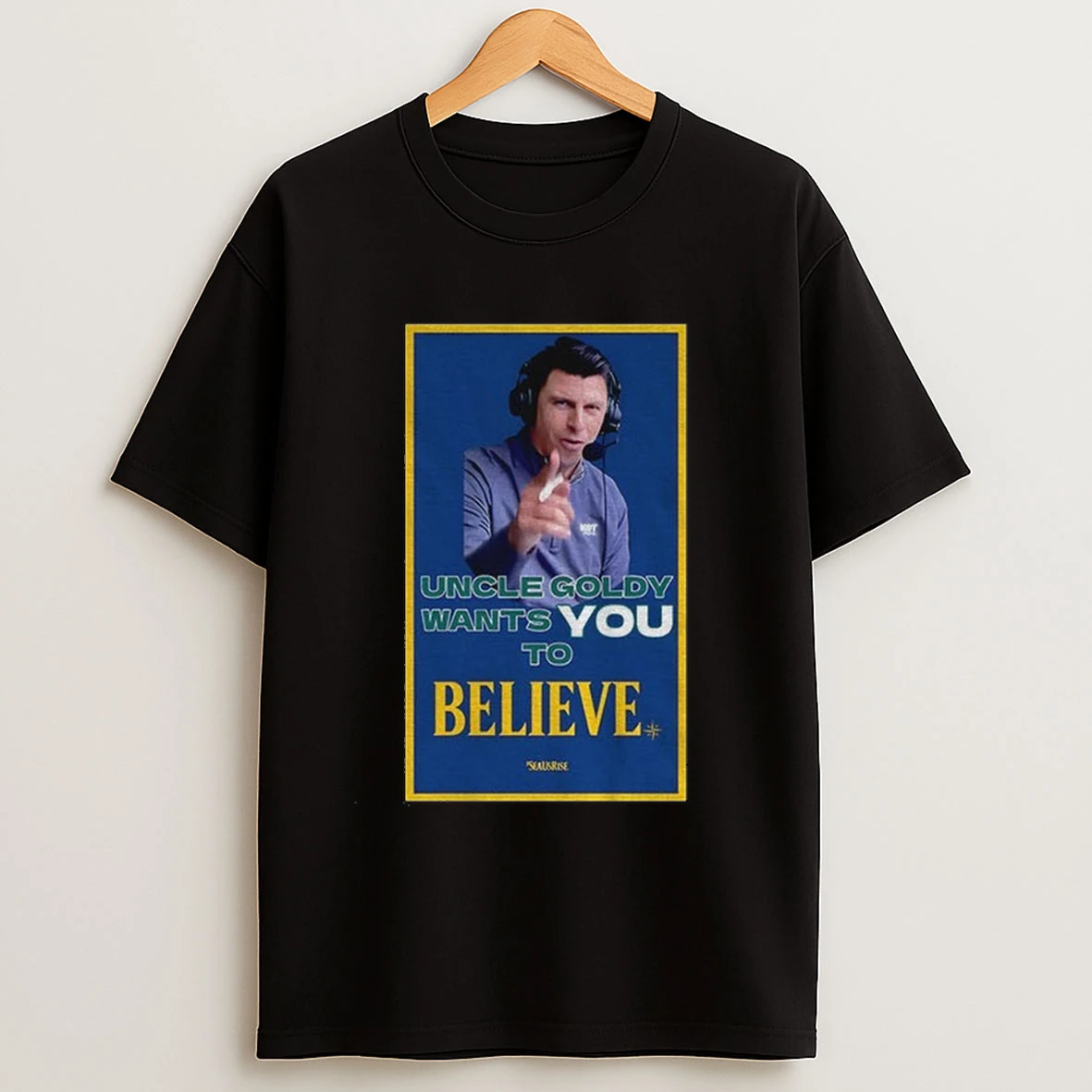 Seattle Mariners Uncle Goldy Wants You To Believe Shirts