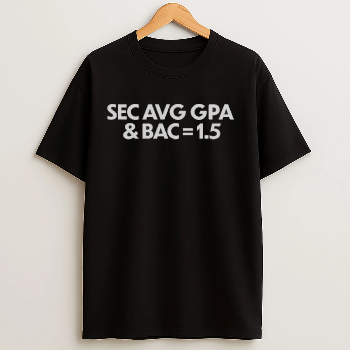 Sec Avg Gpa And Bac 15 Shirts