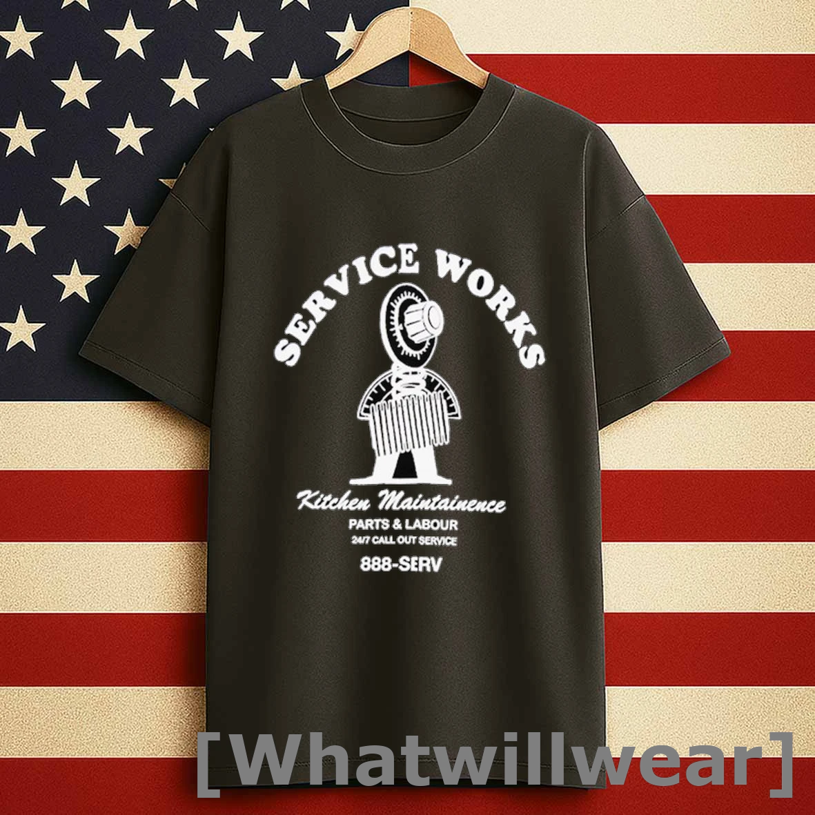 Service Works Kitchen Maintenance Parts And Labour Shirts