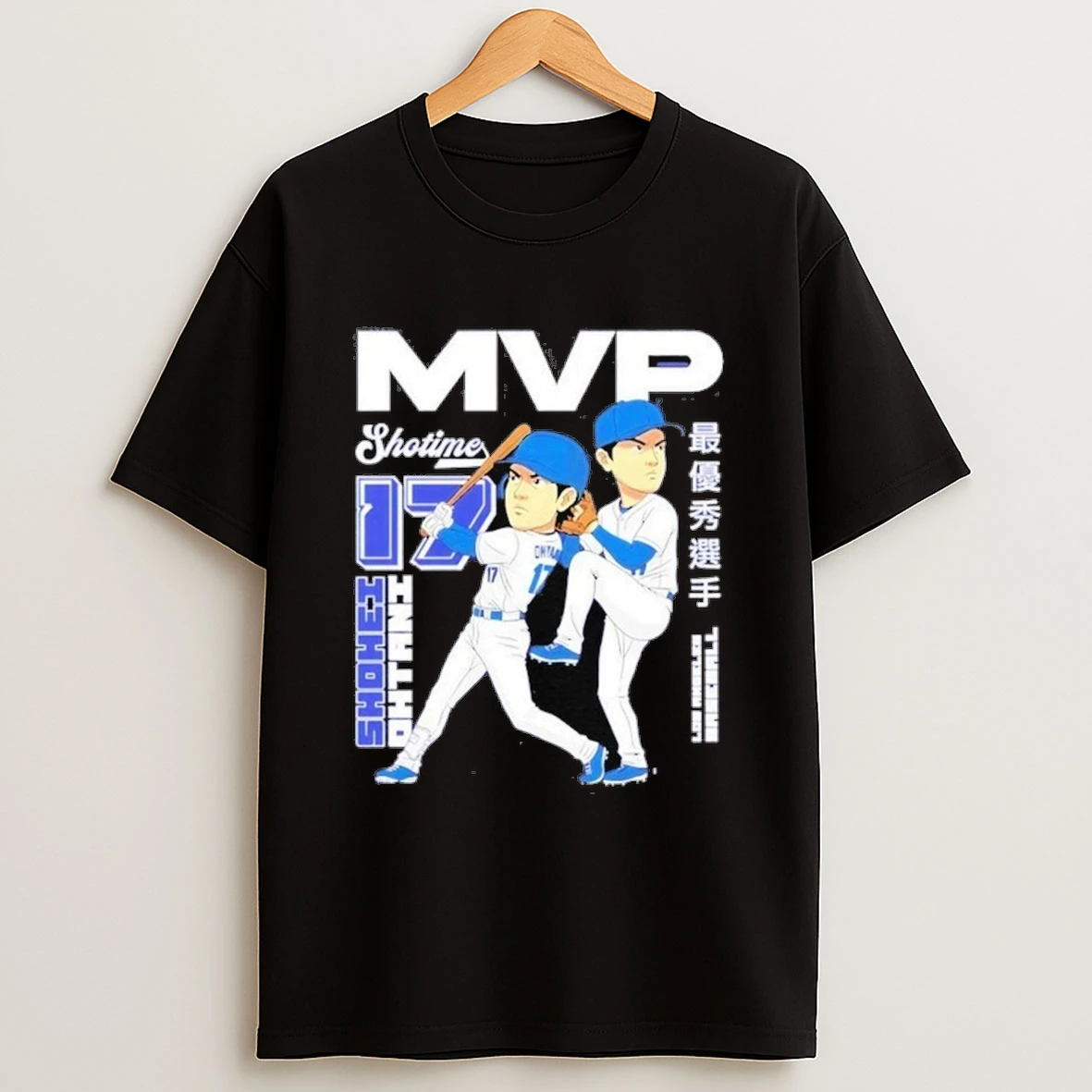 Shohei Ohtani Dual Threat Mvp Los Angeles Dodgers Cartoon Shirts