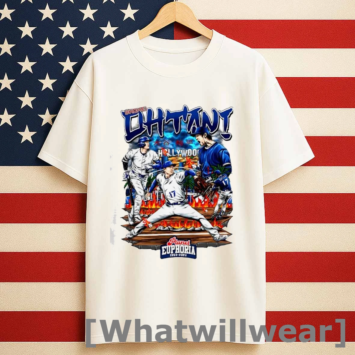 Shohei Ohtani Los Angeles Dodgers Planet Euphoria Shirts