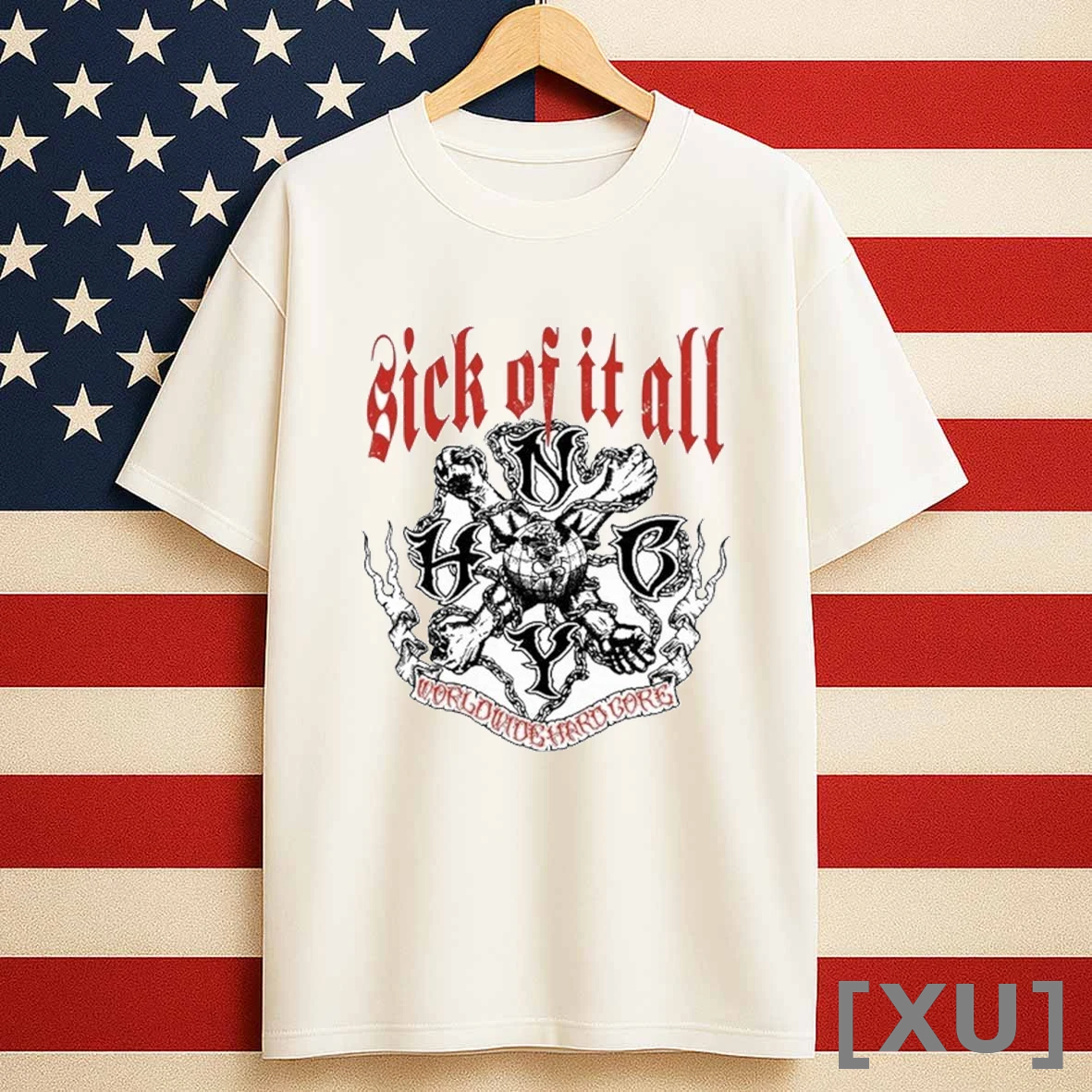 Sick Of It All Chain Hands Shirts