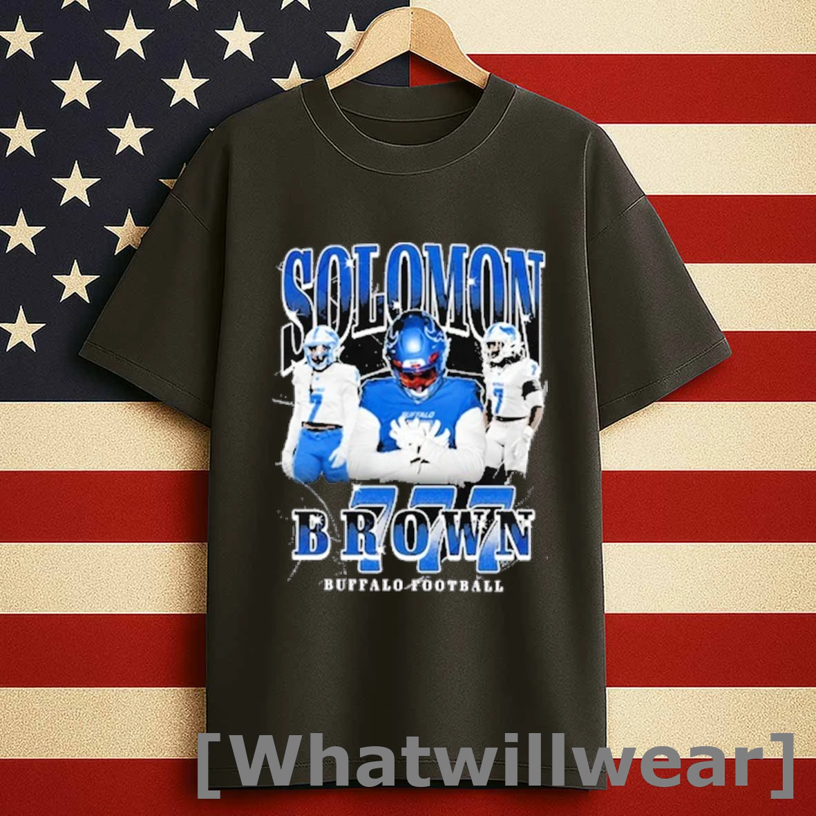 Solomon Brown 777 Buffalo Football Shirts