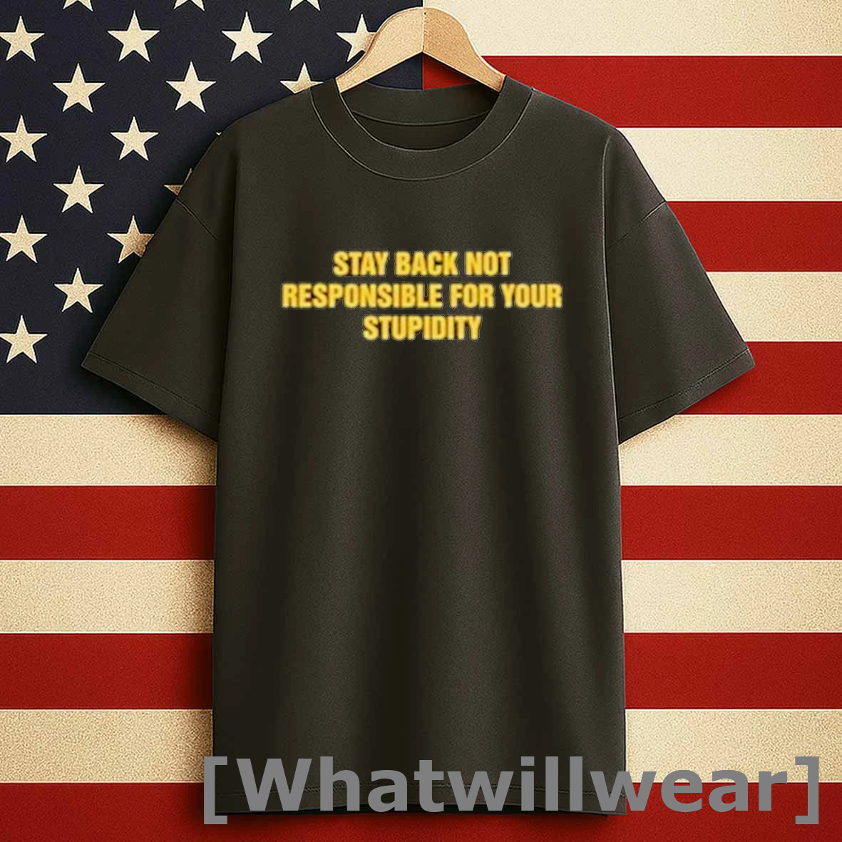 Stay Back Not Responsible For Your Stupidity Shirts