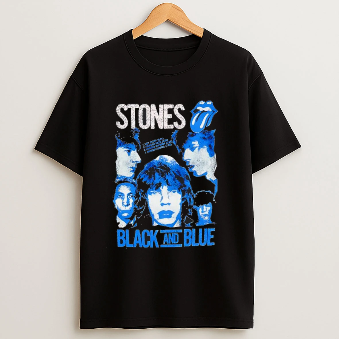 Stones Black And Blue Shirts