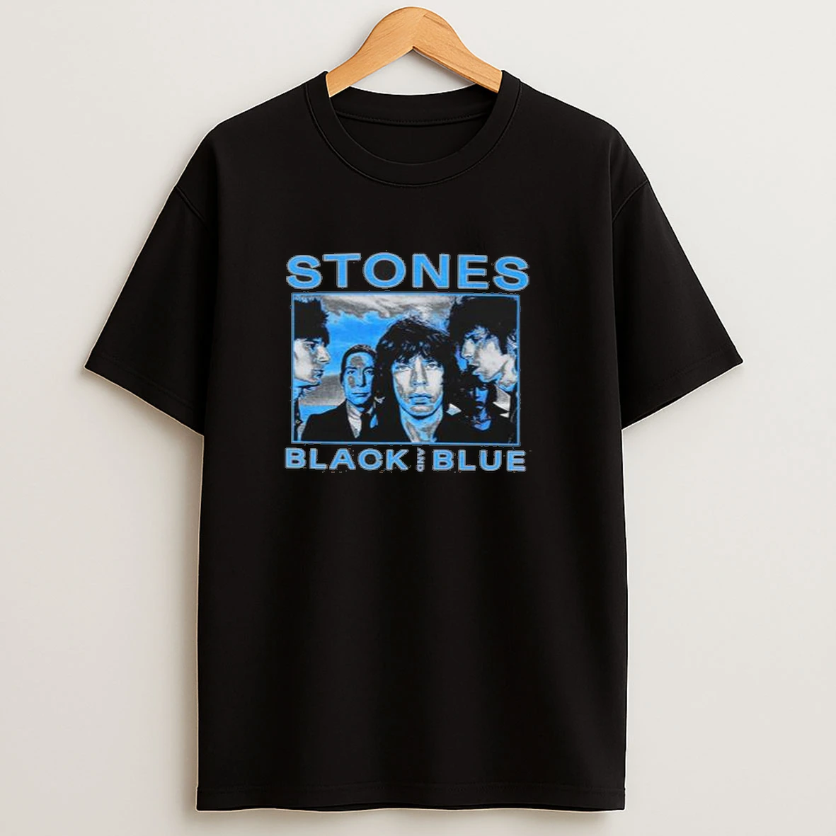 Stones Black And Blue Men Shirts