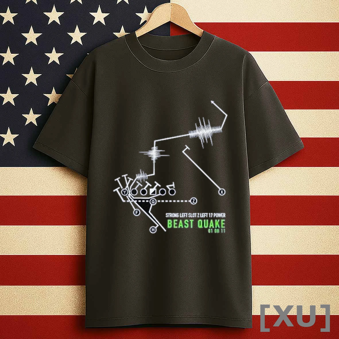 Strong Left Slot Z Left 17 Power Beast Quake Shirts