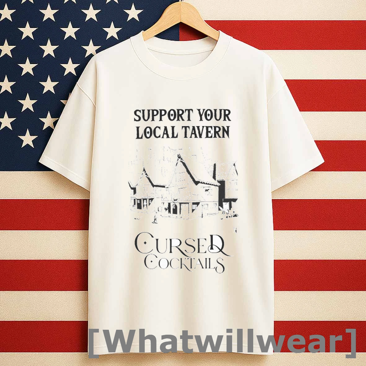 Support Your Local Tavern Cursed Cocktails Shirts