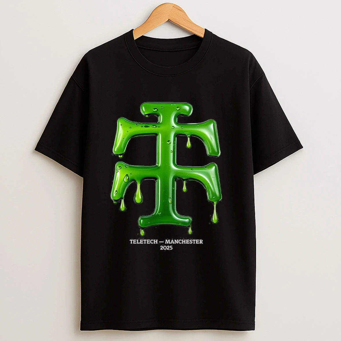 Teletech Green Gloop Men Shirts