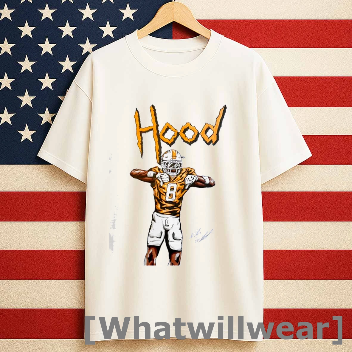 Tennessee Volunteers Colton Hood Drawing Signature Shirts
