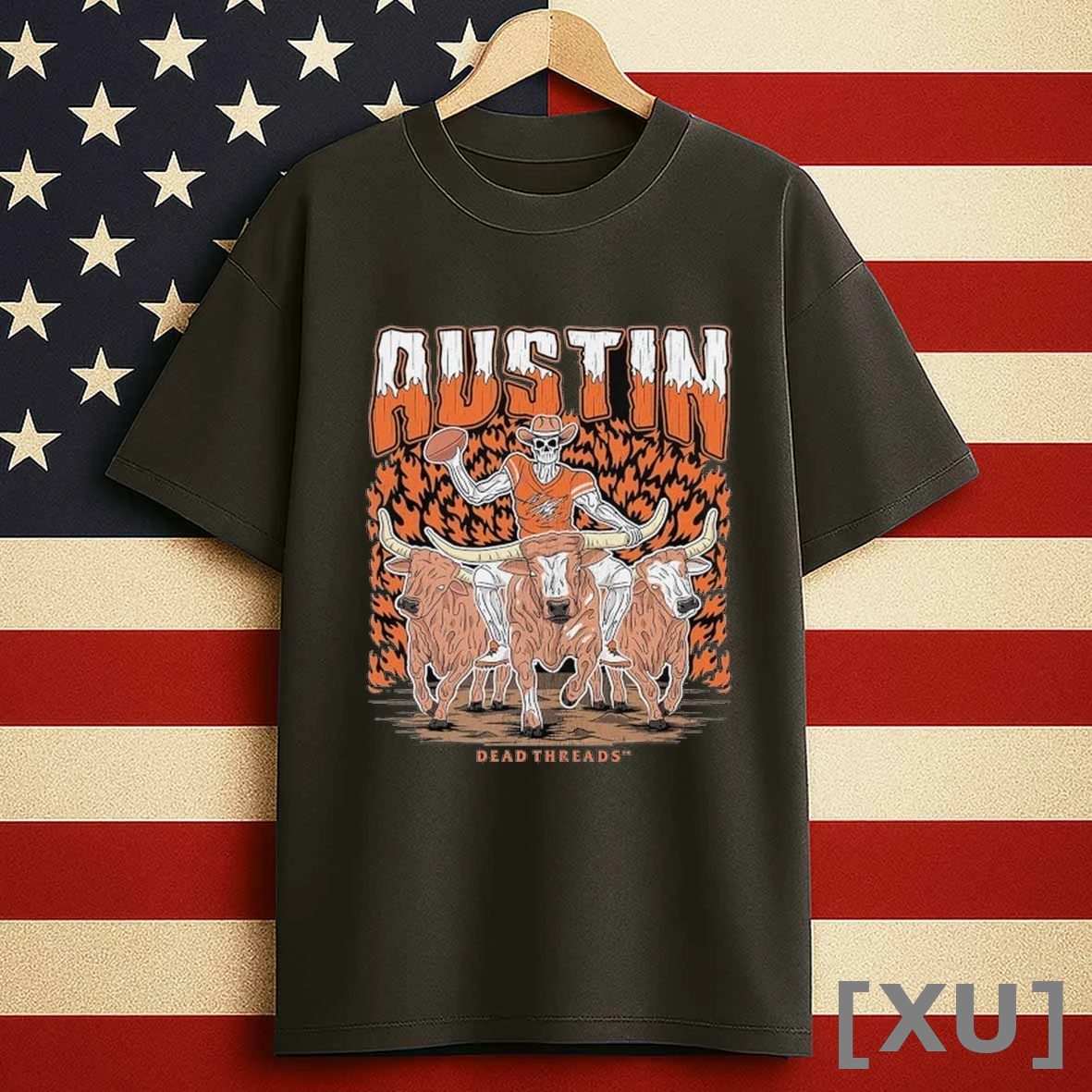 Texas Longhorns Austin Dead Threads Skeletons Shirts