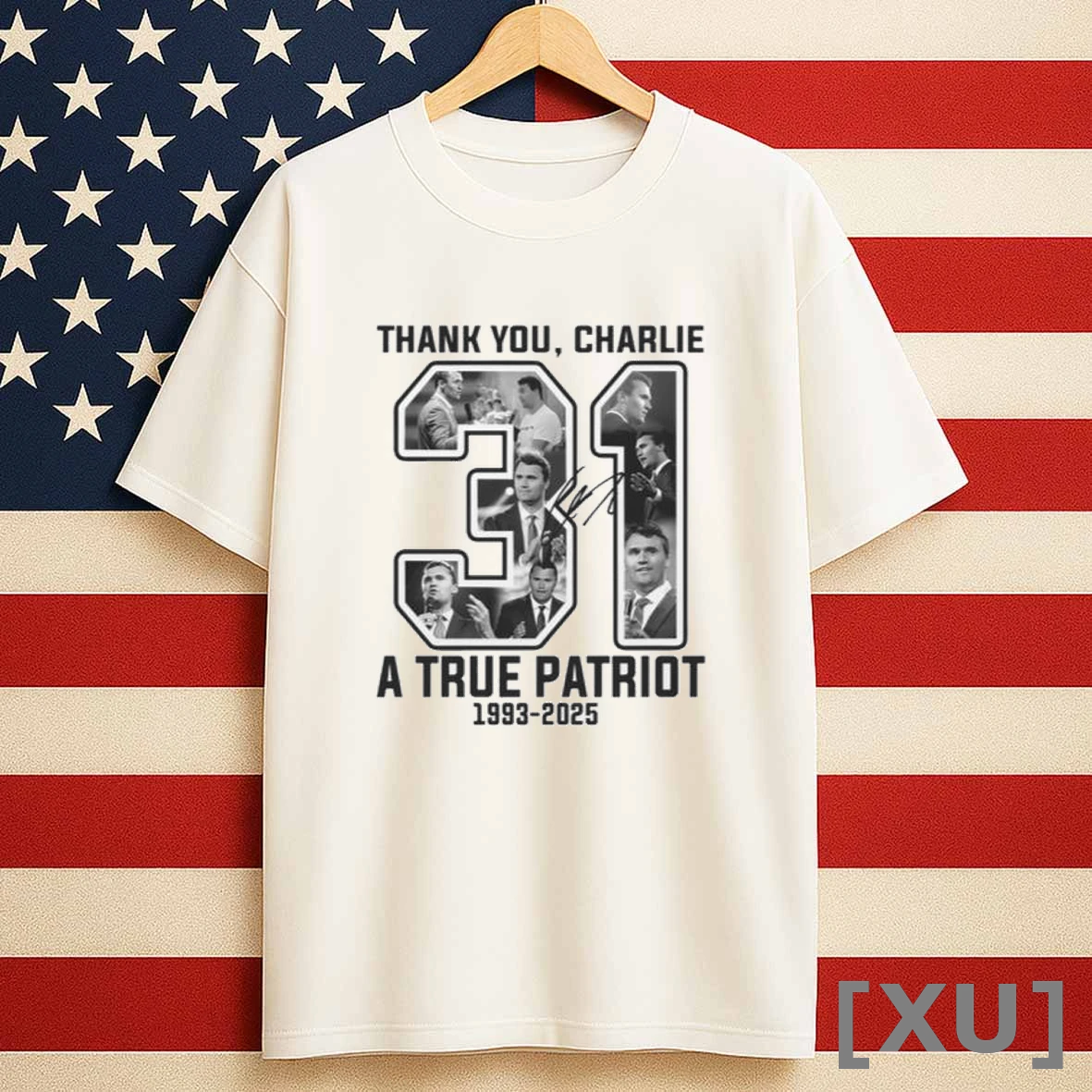 Thank You Charlie 31 A True Patriot Men Shirts