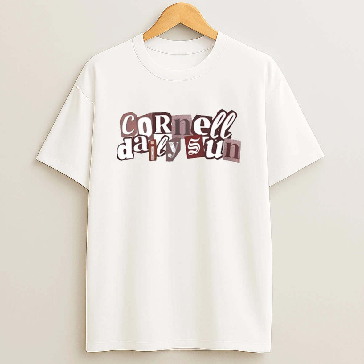 The Cornell Daily Sun Magazine Lettering Shirts