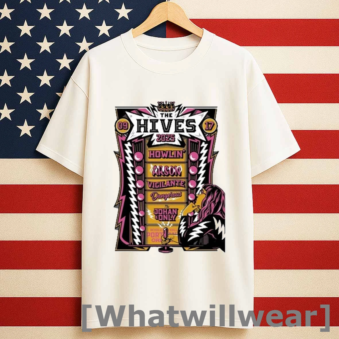 The Hives Tour 09 17 2025 Portland Or Shirts