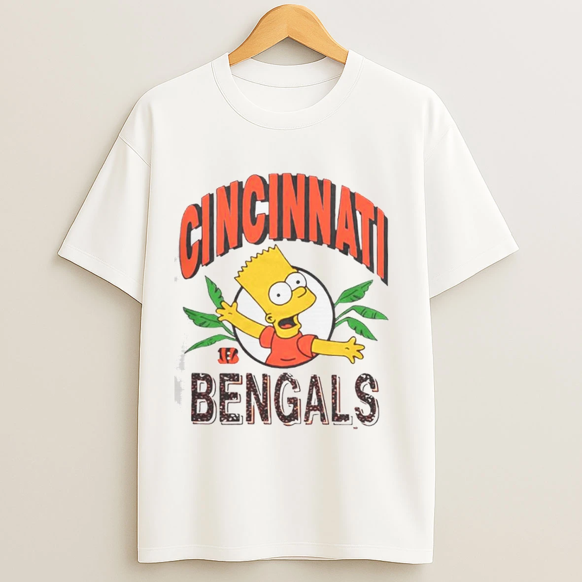 The Simpsons Bart X Cincinnati Bengals Jungle Shirts