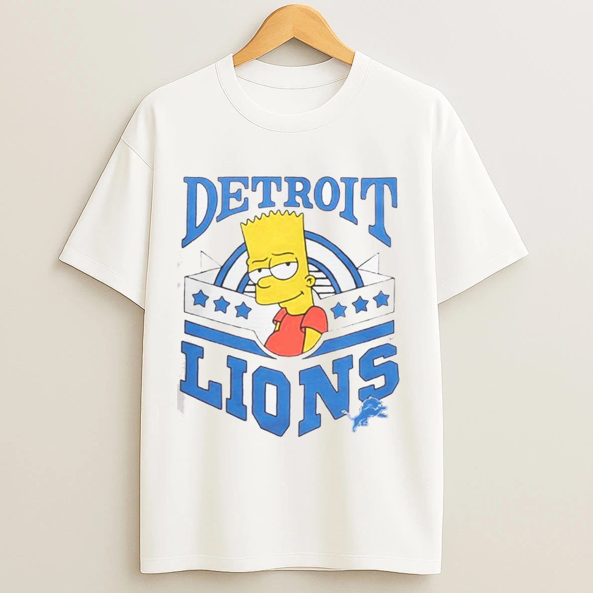 The Simpsons Bart X Detroit Lions Shirts