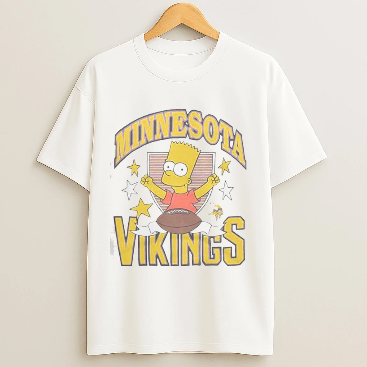The Simpsons Bart X Minnesota Vikings Shirts