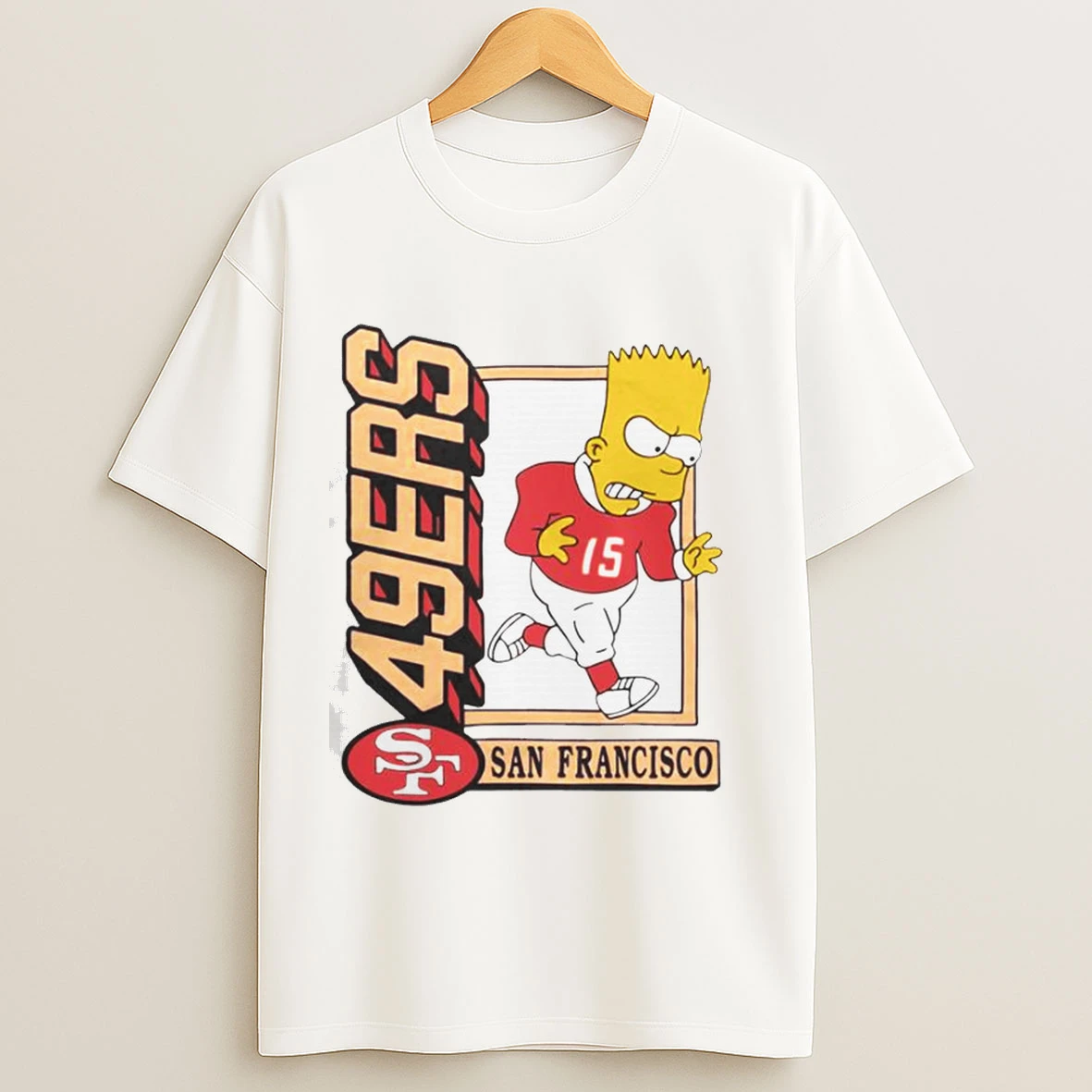 The Simpsons Bart X San Francisco 49ers Shirts
