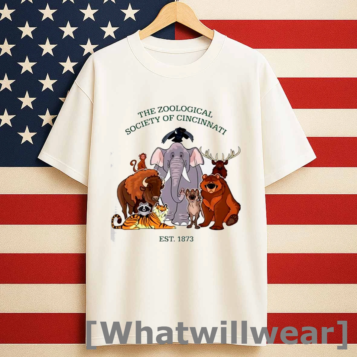 The Zoological Society Of Cincinnati Est 1873 Cartoons Shirts