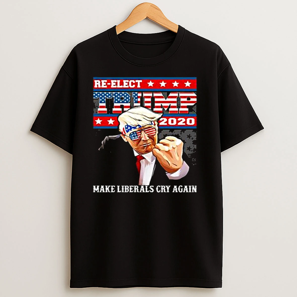 Thomas Jacob Re Elect Trump 2020 Make Liberals Cry Again Men Shirts