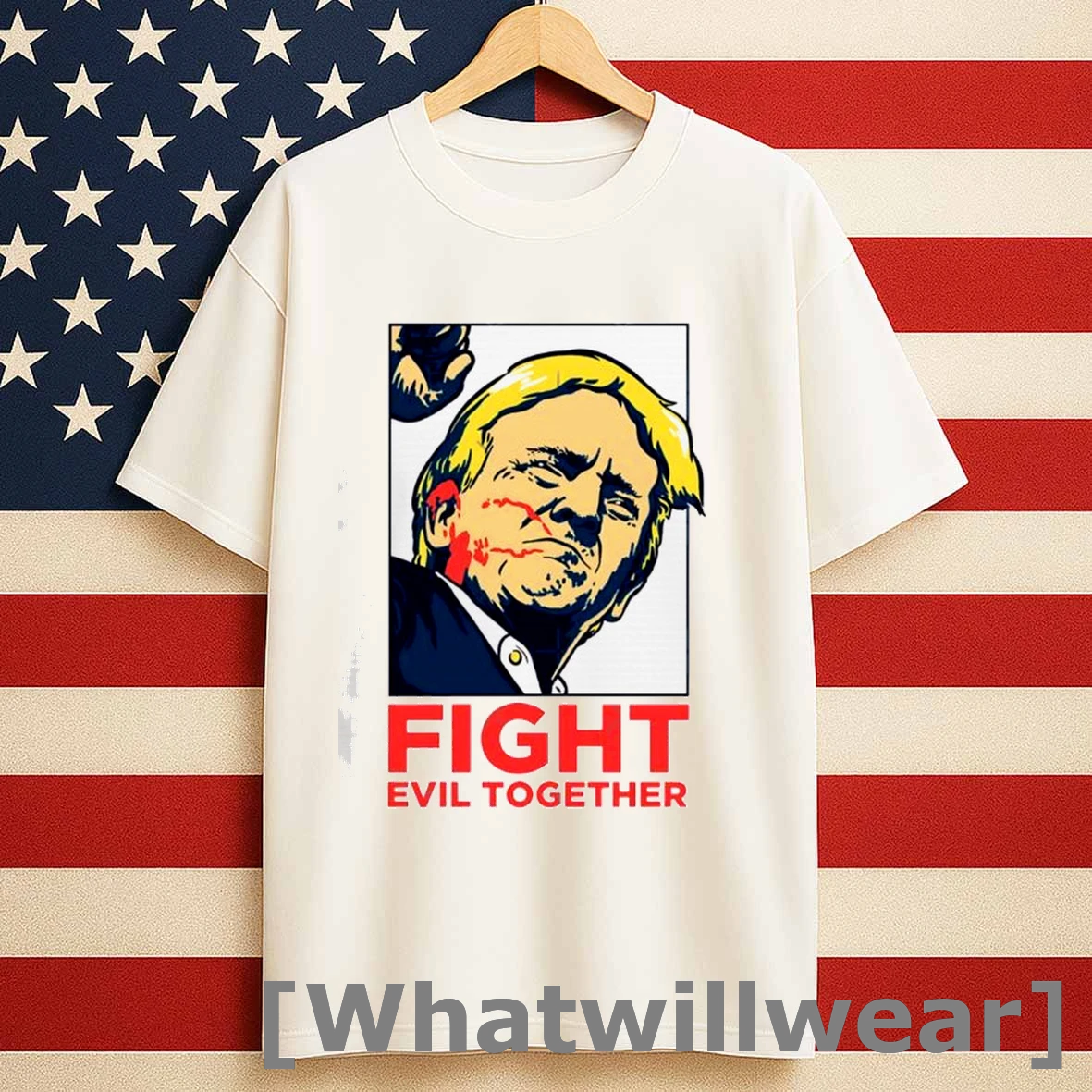 Trump Shot Fight Evil Together Pennsylvania Rally Shooting Shirts