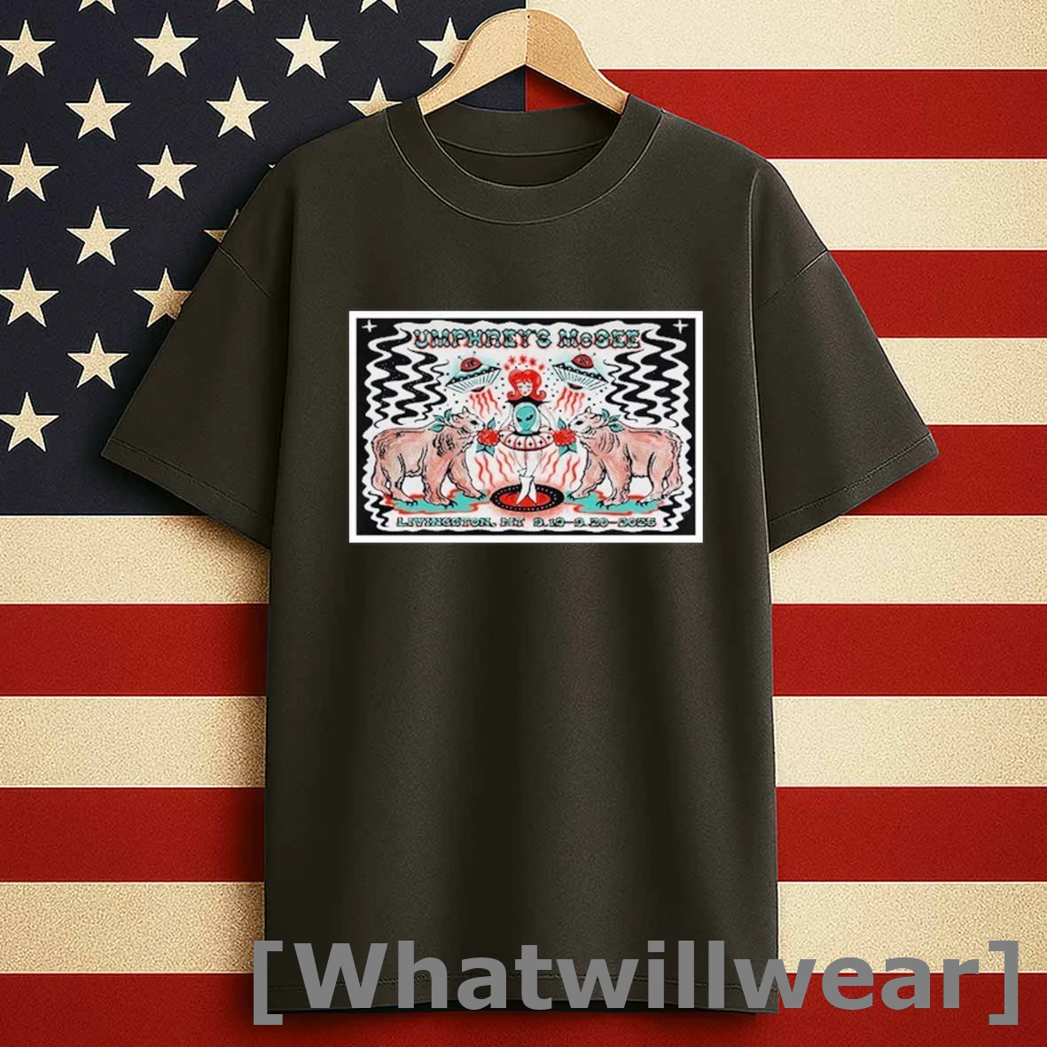 Umphreys Mcgee Pine Creek Lodge In Livingston Mt Sep 19 20 2025 Shirts