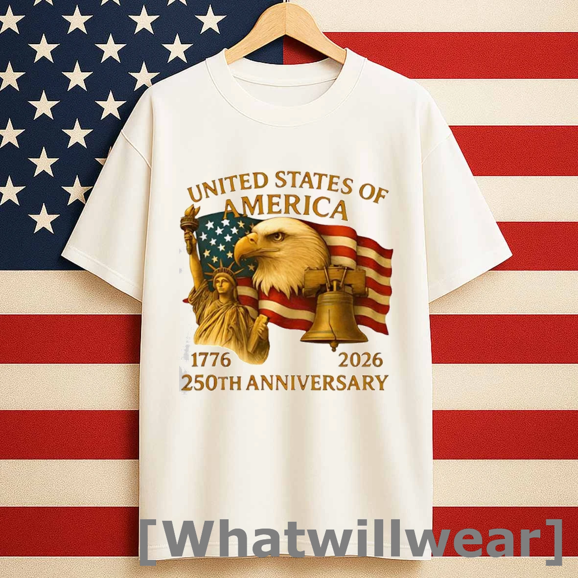 United States Of America 1776 2026 250th Anniversary Birthday Shirts