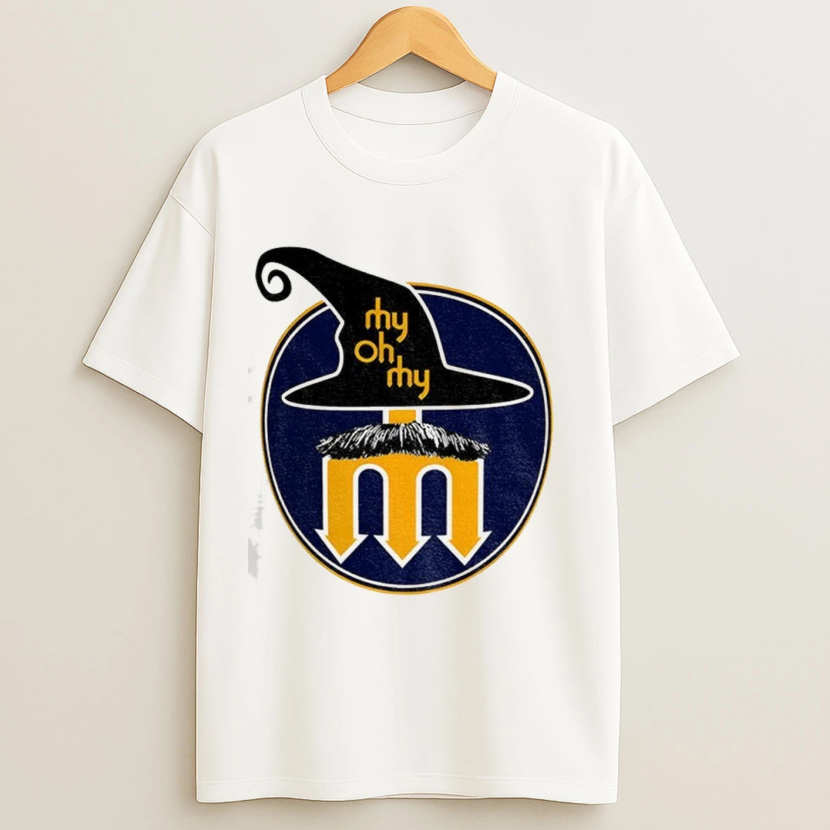 Witch Mustache Magic Cal Raleigh Mlb Seattle Baseball Shirts