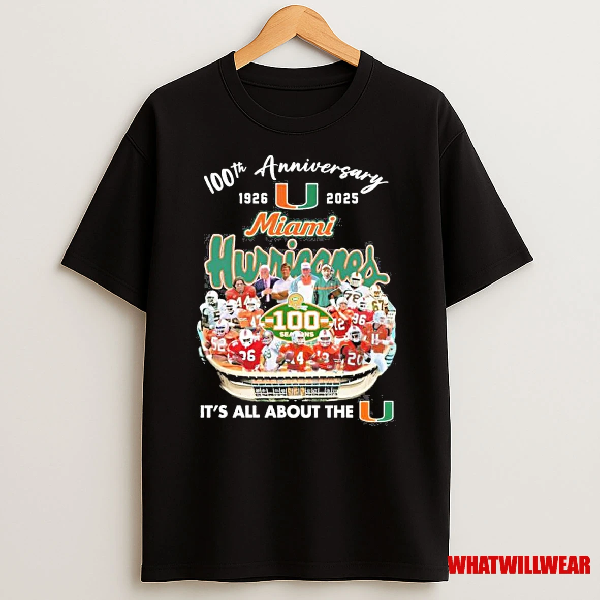 100th Anniversary 1926 2026 Miami Hurricanes Its All About The U Shirts