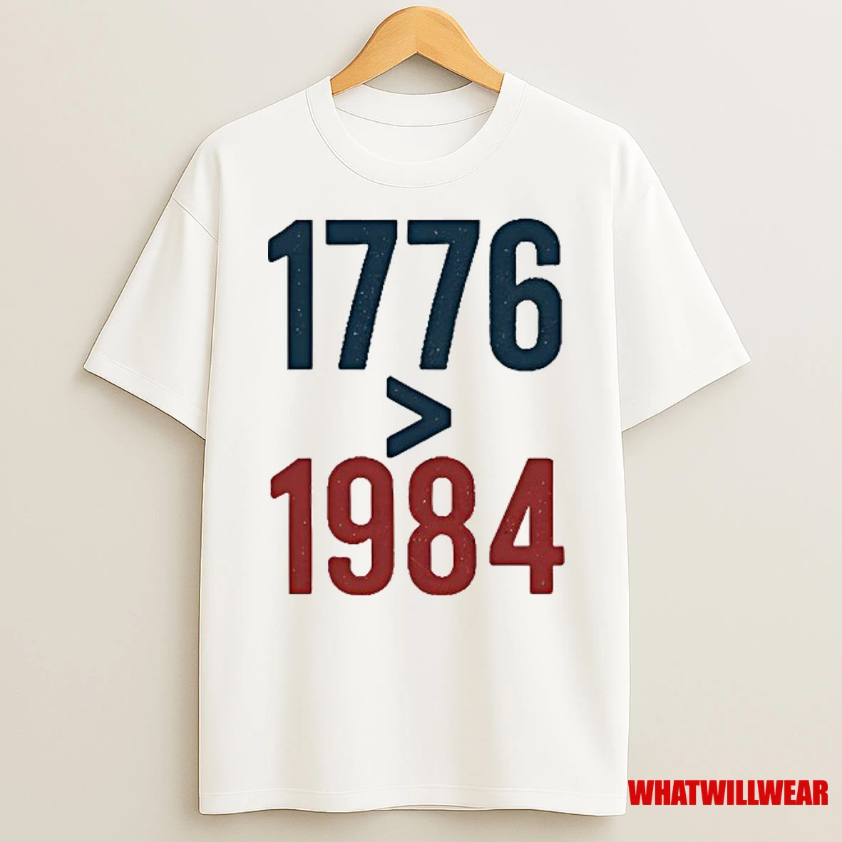 1776 Greater Than Sign 1984 Shirts