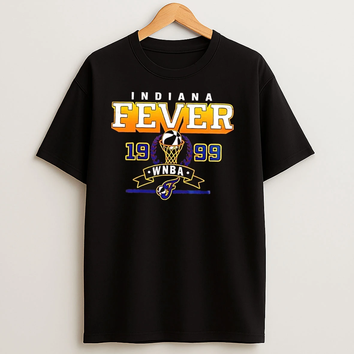 1999 Indiana Fever Wnba 2 Sided T Shirts