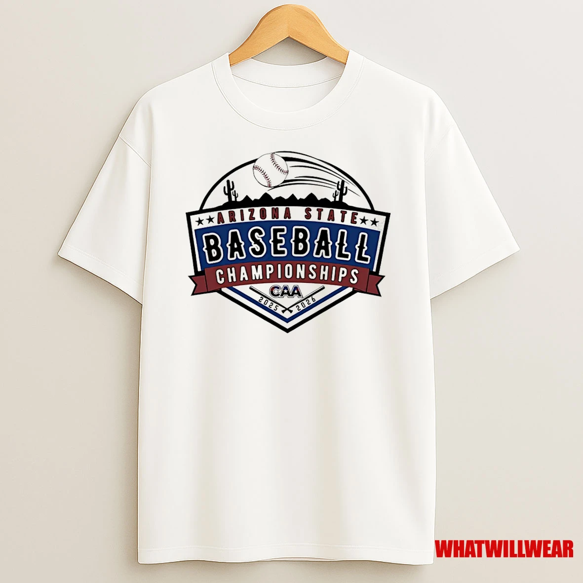 2025 26 Caa State Championship Baseball Arizona State Shirts